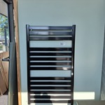 Designradiator Plieger, Vela, zwart