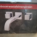 Wastafelkraan, Rombo, inbouw, chroom