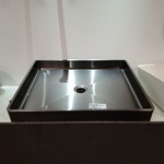 Wastafel Xenz, gun metal