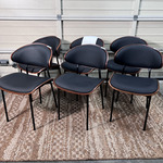 6x Eetkamerstoel Walnoot, Housecraft Living
