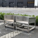 2x Werktafel | RVS