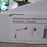 Wastafelkraan, Wiesbaden, Slim, chroom