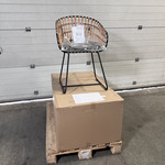 3x Stoel Black / Rattan, POLSPOTTEN, Tokyo