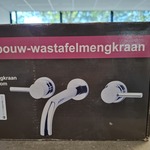 Wastafelkraan, Caral, inbouw, chroom