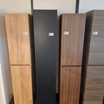 Hoge kast, HR Badmeubelen, mat zwart
