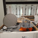 Regendoucheset, WD, inbouw, chroom