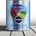 5x Lak acryl hoogglans Histor, perfect finish, wit, 750 ml