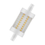 Ca. 10x Led staaflamp lineair Osram, superstar line 78, r7s 8w dimbaar