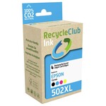 Ca. 10x Cartridges Recycleclub, t02w6, multicolor, compatibel met epso