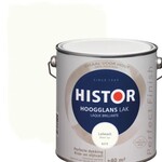 2x Lak hoogglans Histor, perfect finish, leliewit, 2.5 liter