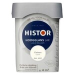 Ca. 12x Lak hoogglans Histor, perfect finish, katoen (9001), 0,25 lite