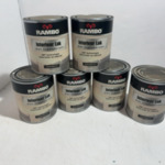 6x Interieur lak transparant mat Rambo, 771, mystiek ebben
