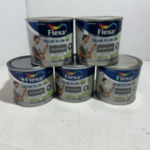 5x Alkyd grondverf 500 ml Flexa, strak in de lak, wit