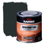 Ca. 15x Interieur lak zijdeglans Rambo, antraciet grijs, transparant 2