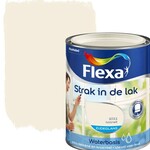 5x Lak zijdeglans Flexa, strak in de lak, ivoorwit, 750 ml