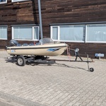 Boot met trailer, XXXL