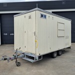Snelverkeer schaftwagen / bouwkeet tandemasser, Schans, Opbouw De Meeu