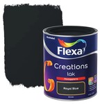 5x Binnenlak hoogglans Flexa, creations, royal blue, 750 ml
