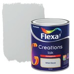 5x Binnenlak hoogglans 750 ml Flexa, creations, wild dove