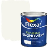 4x Kunststof grondverf Flexa, wit, 750 ml
