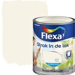 5x Lak zijdeglans Flexa, strak in de lak, eiwit, 750 ml
