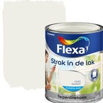 3x Lak zijdeglans Flexa, strak in de lak, appelwit, 750 ml