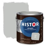 2x Muurverf metallic Histor, perfect effects, gebaar (grijs), 2,5 lite