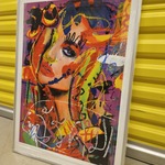 Acryl Schilderij, Peter Klashorst, Acryl