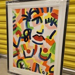 Acryl schilderij, Jacob Kanbier, 1997