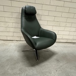 Fauteuil Pode, Spot Two, groen, met hoofdkussen