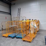 Ca. 36x Diverse rolcontainer