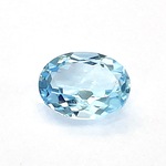 Topaas – circa 2.50 carat sky blue topaas