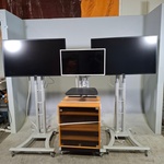 3x Diverse beeldschermen, Samsung, o.a. DE4PS, UE32ES6710