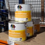 4 x 2,5 liter Caparol uniprimer, RAL 9005 / Zwart