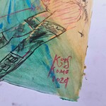 Kunstwerk van kunstenaar Koes Komo – Gesigneerd