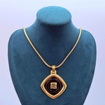 Pierre Balmain goldplated koningscollier