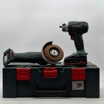 Accu haakse slijper en boormachine, Metabo, W18 L9-125 /BS 18 LT