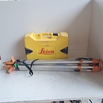 Roterende laser zelfstellend horizontaal Leica, Rugby 810, bouwjaar 20