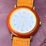 Claudio Calli ”Braided Leatherwood” horloge