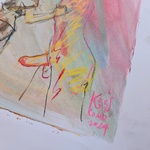 Kunstwerk van kunstenaar Koes Komo – Gesigneerd