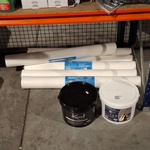 Renovlies 150 gram + 2 x lijm 10 liter, Wit