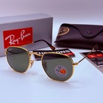 Rayban zonnebril Hexagonal arista green polarized
