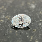 Diamant – 0.60 carat natuurlijke ovaal geslepen diamant (GIA gecertifi