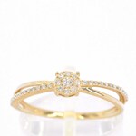 Gouden ring met diamanten