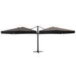 Parasol Paralux, Marzano, zwart
