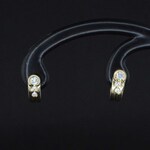 Gouden oorbellen met diamanten
