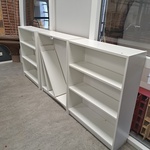3x Boekenkast Ikea, Wit