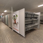 Ca. 15 meter Dubbelzijdige kleedruimte-module — 23x kleedkamer