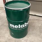 Olievat BBQ Metabo, 200 L Grill, groen