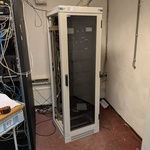 Patchkast met audio-apparatuur Varicon